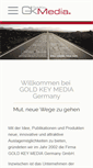Mobile Screenshot of goldkeymedia.de